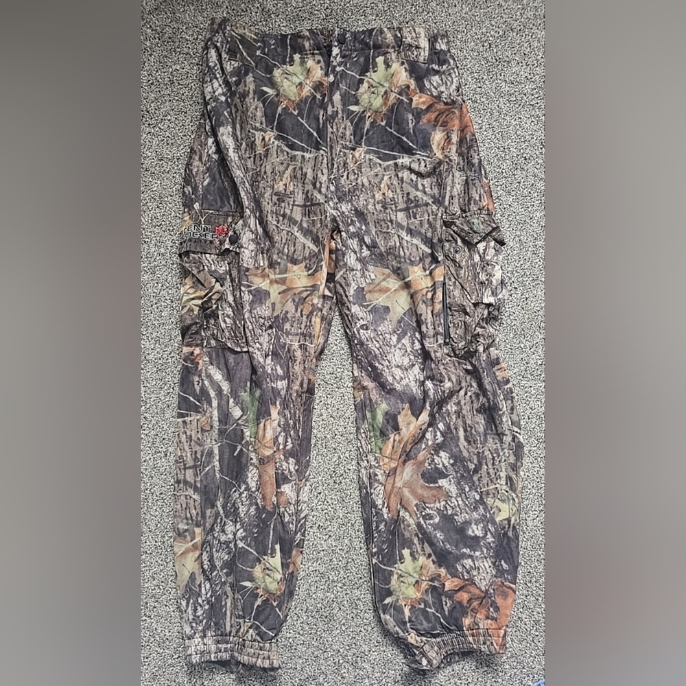 Scent Blocker Plus Lined Pants Mens XL Zipper Camo Hunting Outdoor Camouflage